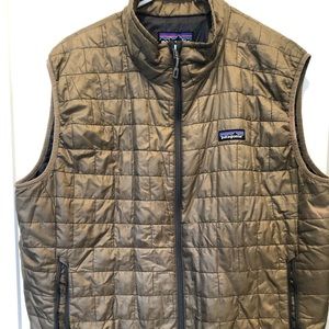 Men’s Patagonia Nano Puff Vest Olive Green
